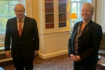 Prime Minister Boris Johnson with MP for Great Grimsby Lia Nici.