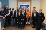 Students from the John Whitgift Academy at AB Ports