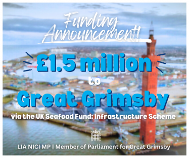Funding announcement graphic 